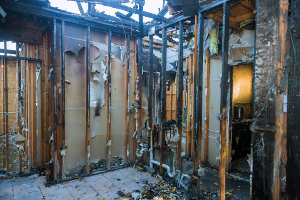 Professional Fire Damage Removal technician working in White Oak, PA